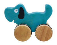 Kids Nostalgic Wooden Push Toy - Car, Duck or Puppy Dog - By Begin Again Toys