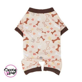 Dog Pajamas Bones & Paw Print