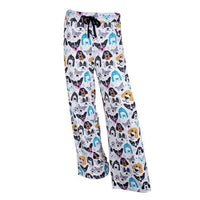 Doodle Dog Print Womens Pajama pants