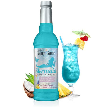 Skinny Mermaid Blue Citrus Flavor Drink mix Zero Calories