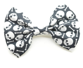 Skulls Pattern Pet Bow Tie 4"